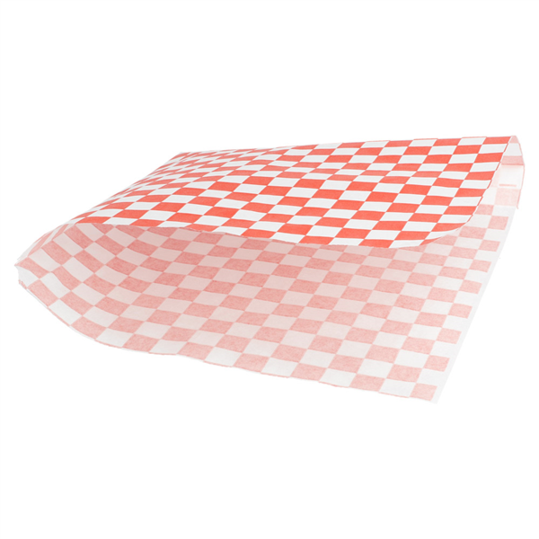 Carta antigrasso fitipaldi rosso 32gr. APERTO SU 2 LATI 17x18/500PZ. - Italia Soft