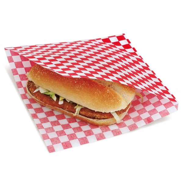 Carta antigrasso fitipaldi rosso 32gr. APERTO SU 2 LATI 17x18/500PZ. - Italia Soft