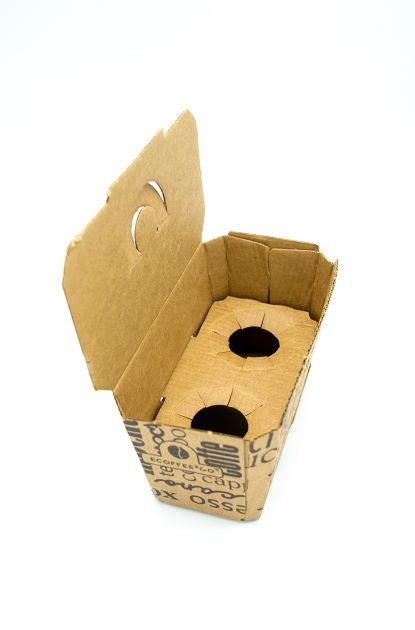 Porta Caffé/Espressino Cartone da 2 posti (50PZ)
