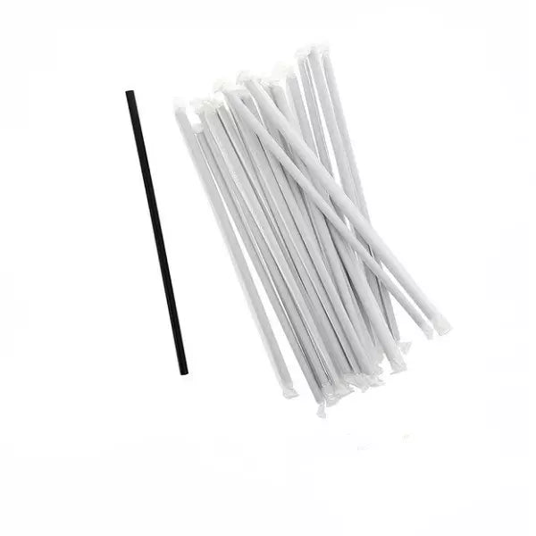 Cannucce dritte imbustate nere (500 Pz)