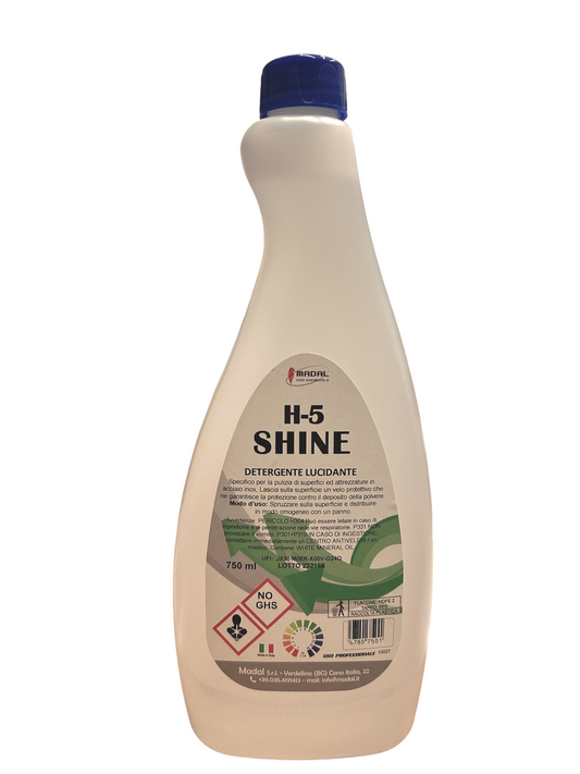 H-5 Shine detergente lucidante per acciaio inox