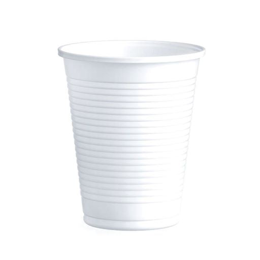 Bicchieri in Plastica Bianchi per Acqua 200 cc 3000 pz