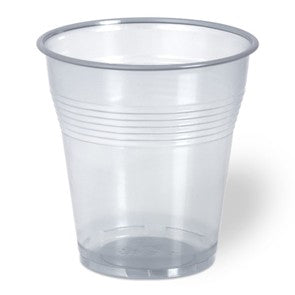 Bicchieri in Plastica Trasparenti per Acqua 166 cc (contiene 30 conf da 100 pz)