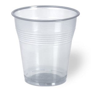 Bicchieri in Plastica Trasparenti per Acqua 166 cc (contiene 30 conf da 100 pz)