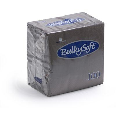 BulkySoft® Rainbow Tovagliolo 24x24 2 Veli Grigio Pz 100 32235 (cartone da 30 confezioni) - Italia Soft