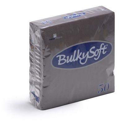BulkySoft® Tovagliolo Rainbow 2 veli 33x33 2 Grigio Pz 50 32242 (cartone da 24 confezioni) - Italia Soft