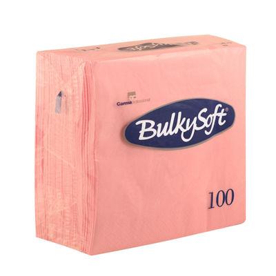 BulkySoft® Tovagliolo Rainbow 2 Veli 24x24 Rosa Pz 100 32288 (cartone da 30 confezioni) - Italia Soft