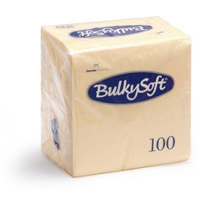 BulkySoft® Tovagliolo Rainbow 2 Veli 24x24 Crema Pz 100 32580 (cartone da 30 confezioni) - Italia Soft