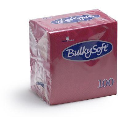 BulkySoft® Tovagliolo Rainbow 2 Veli 24x24 Bordeaux Pz 100 32620 (cartone da 30 confezioni) - Italia Soft