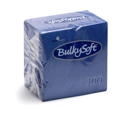BulkySoft® Tovagliolo Rainbow 2 Veli 24x24 Blu Pz 100 32364 (cartone da 30 confezioni) - Italia Soft