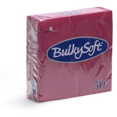 BulkySoft® Tovagliolo Rainbow 2 veli 33x33 Bordeaux Pz 50 32730 (cartone da 24 confezioni) - Italia Soft