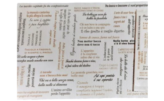 Tovaglietta "Pour Parler Marron" 30x40 cm 250pz - Italia Soft