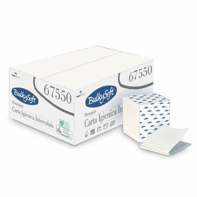 BulkySoft®Premium Igienica Intercalata Liscia 67550 PREMIUM morbida (cartone da 36 confezioni da 250 pz) - Italia Soft