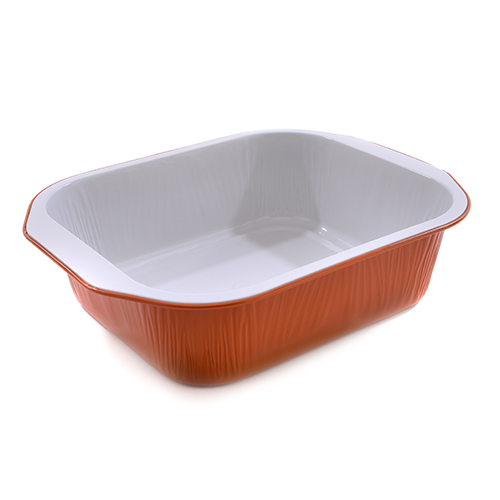 Contenitore ramato rigido bianco terracotta 1 Porz. (50pz) - Italia Soft