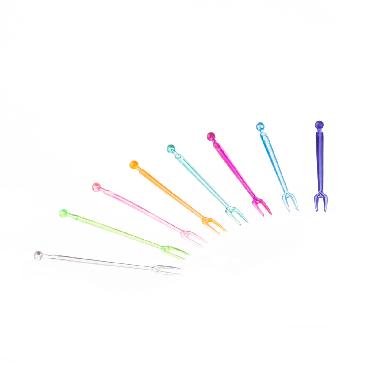 Forchetta Party Colorate 2 Punte 1000 pz
