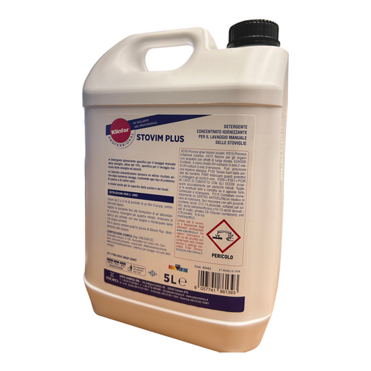 Stovim Plus detergente concentrato igienizzante per stoviglie (5 L)