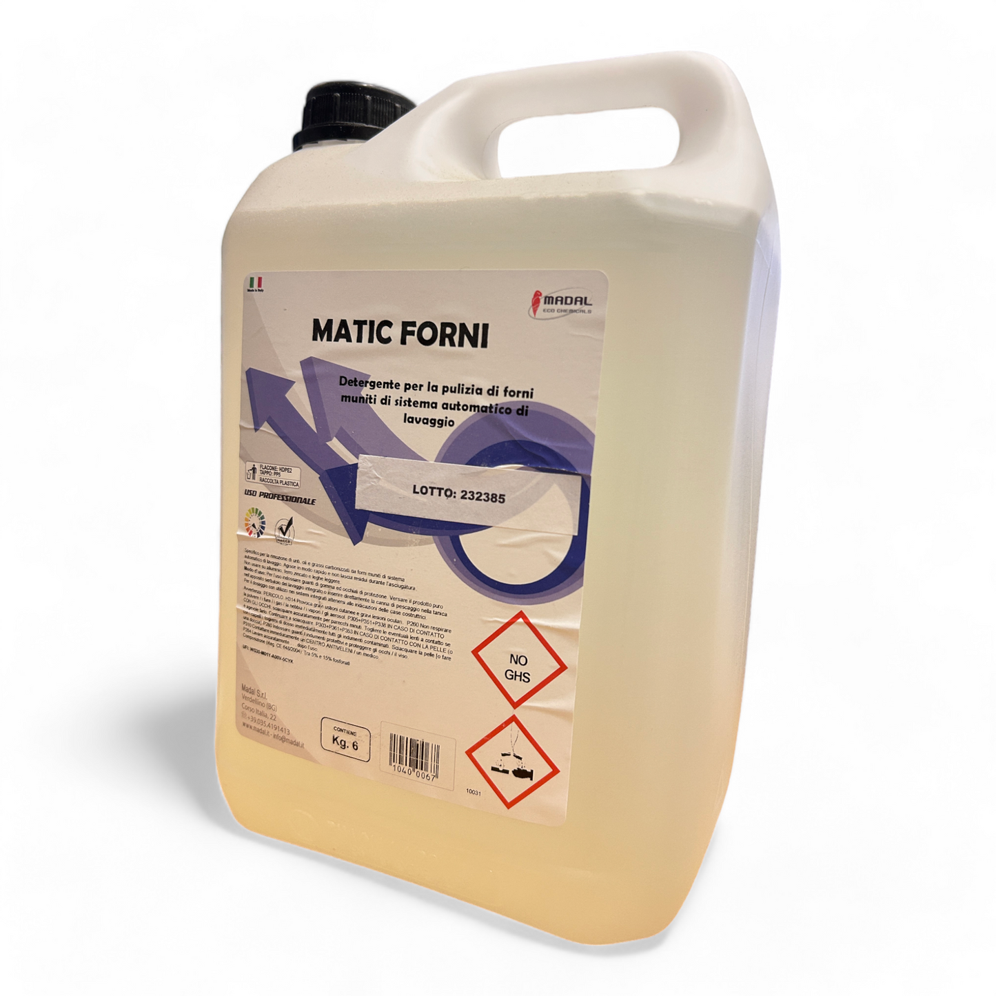 Matic Forni Detergente per la pulizia del forno (6 Kg)