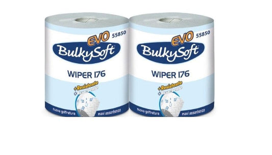 BulkySoft® Excellence Wiper 176 Extra Evo 55850 (confezione da 2 rotoloni)