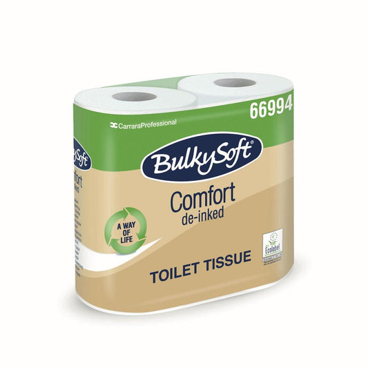 BulkySoft® Carta Igienica 4 rotoli 2 veli (imballo da 10 confezioni da 4 rotoli) 66994